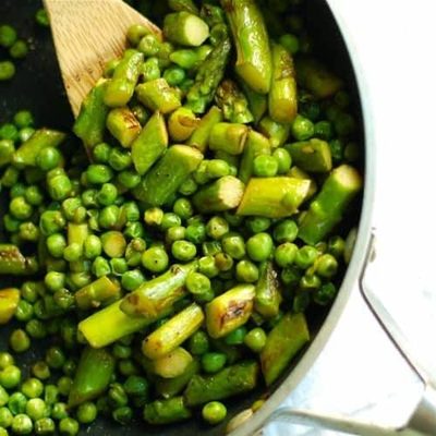 Asparagus and Pea Saute