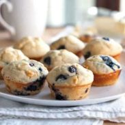 A picture of White Chocolate Blueberry Muffins