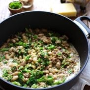 30 Minute Healthy Broccoli Cheese Rice - just like broccoli cheese soup, but more filling and nutritious! 320 calories. | pinchofyum.com