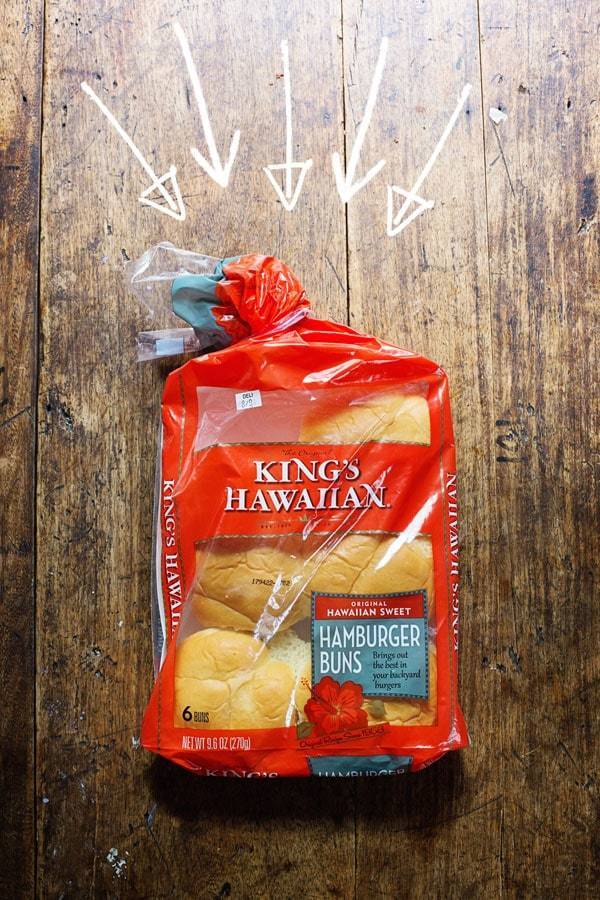 Kind's Hawaiian Hamburger Buns.