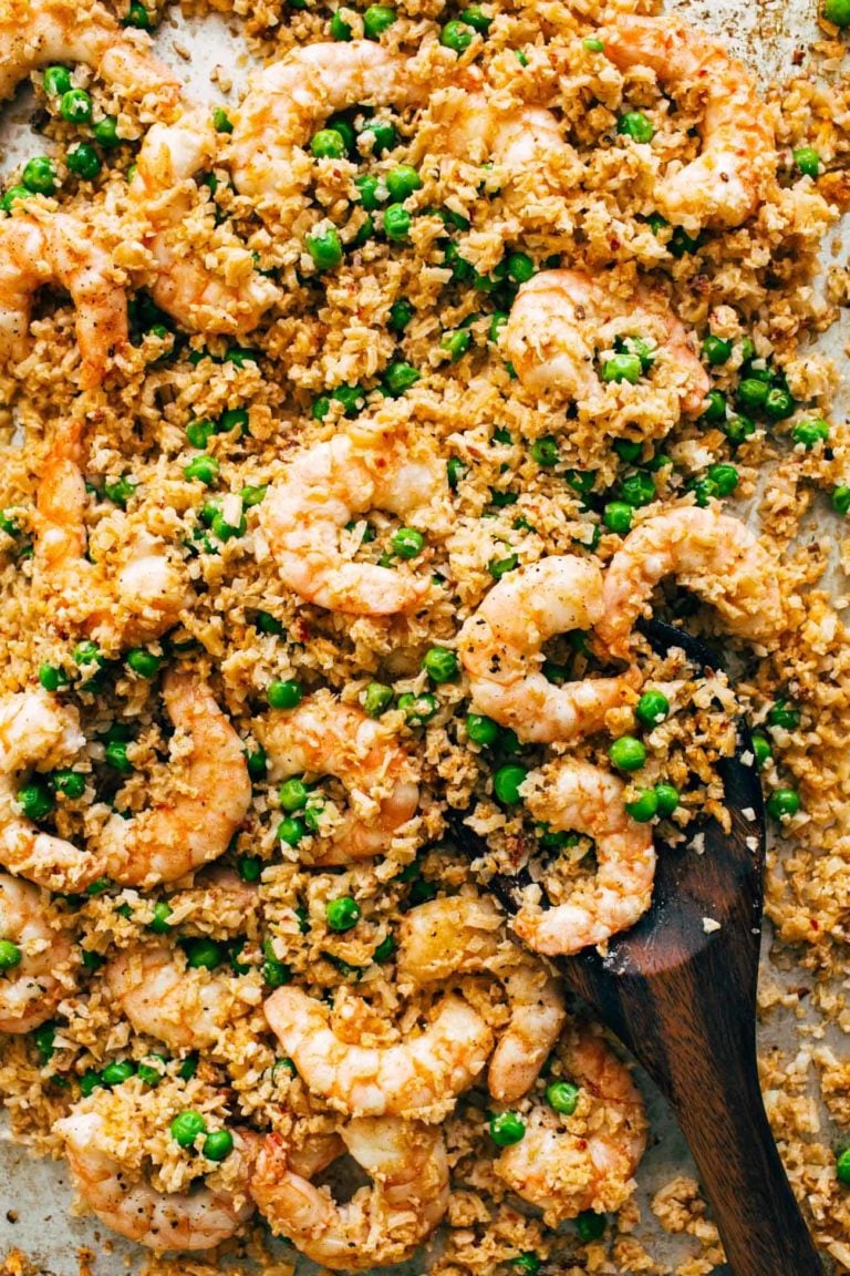 Sheet Pan Shrimp and Cauli Rice-2
