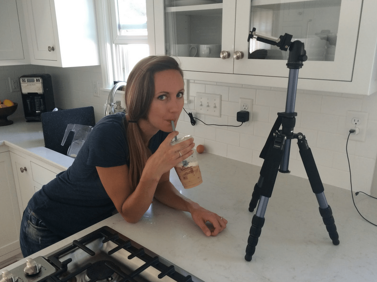 Simple iPhone Video Setup for Recipe Shoot.